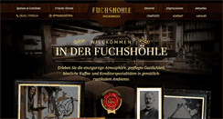 Desktop Screenshot of fuchshoehle.de